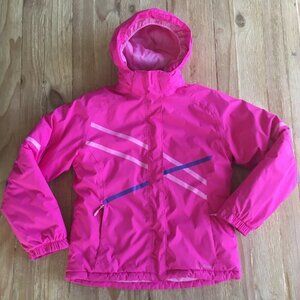 L.L. Bean 288896 Thinsulate Pink Winter Snow Jacket Coat Girls L (14-16)